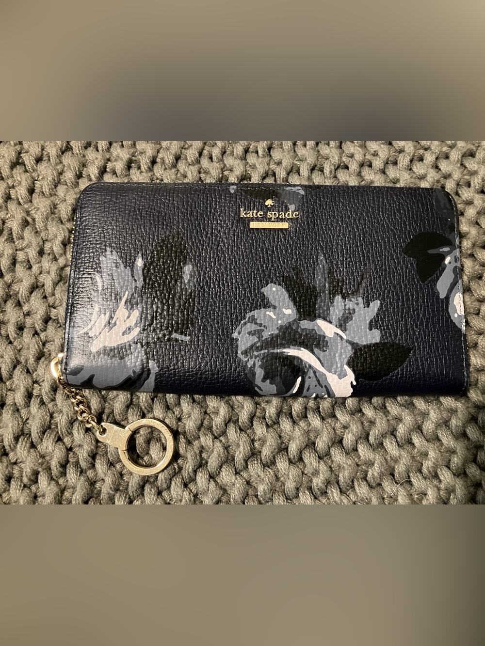 Kate Spade New York Neda Continental Wallet Briar Lane Night Rose Navy Multi